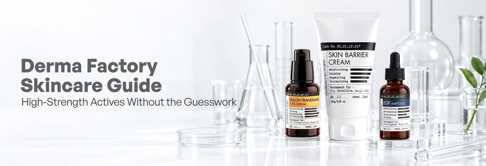 Derma Factory Skincare Guide: High-Strength Actives Without the Guesswork